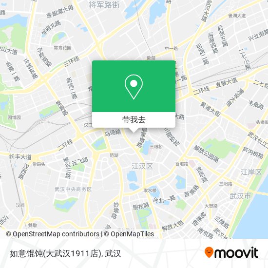 如意馄饨(大武汉1911店)地图