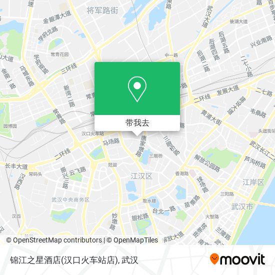 锦江之星酒店(汉口火车站店)地图