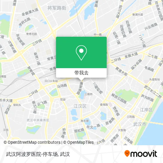 武汉阿波罗医院-停车场地图