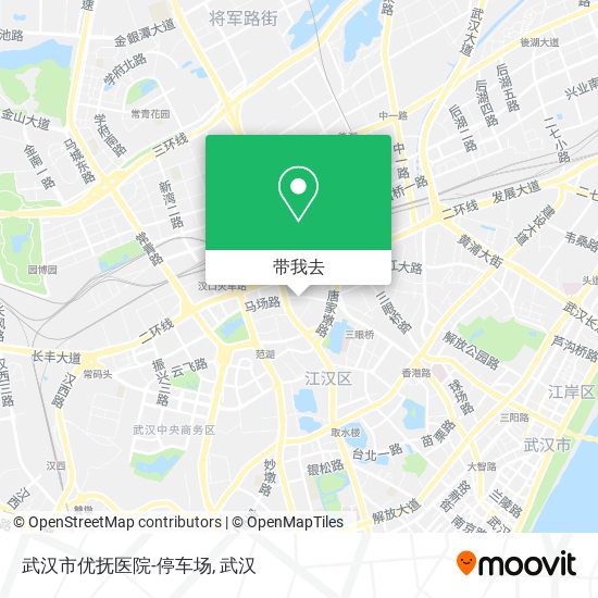 武汉市优抚医院-停车场地图