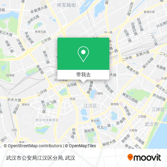 武汉市公安局江汉区分局地图