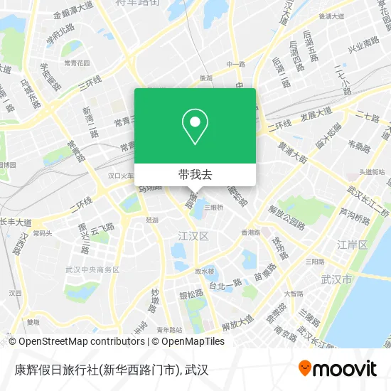 康辉假日旅行社(新华西路门市)地图