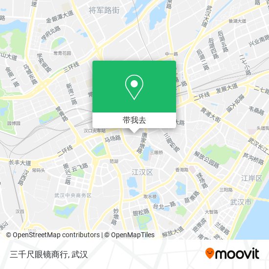 三千尺眼镜商行地图