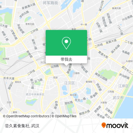 尝久素食集社地图