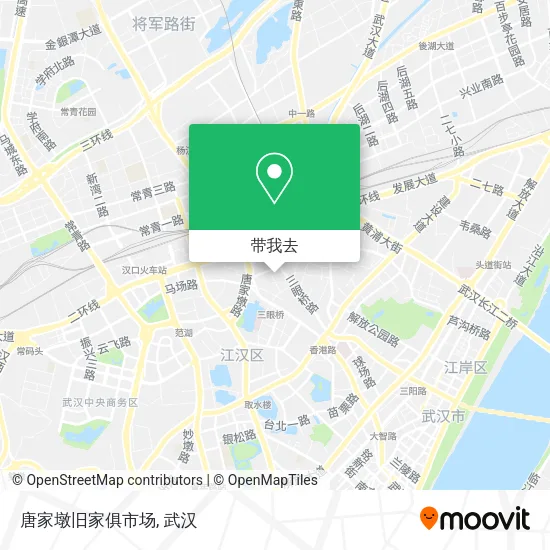 唐家墩旧家俱市场地图