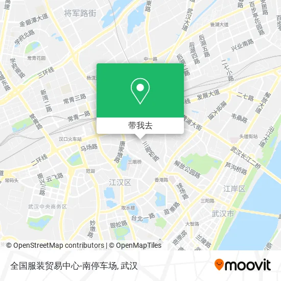 全国服装贸易中心-南停车场地图