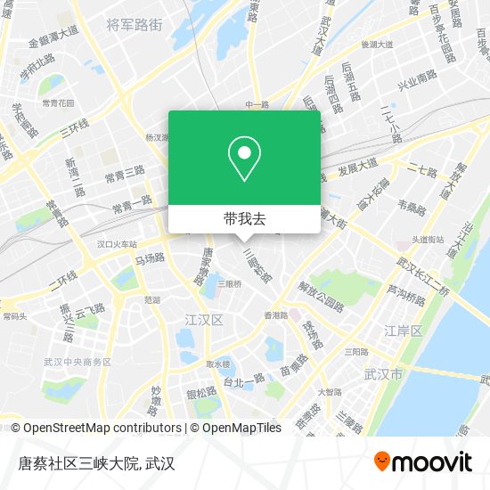 唐蔡社区三峡大院地图