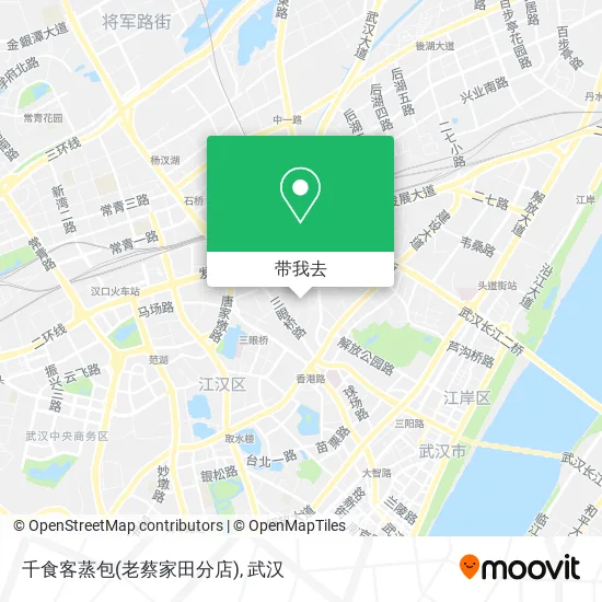 千食客蒸包(老蔡家田分店)地图
