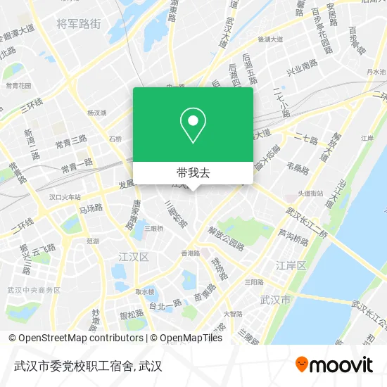 武汉市委党校职工宿舍地图