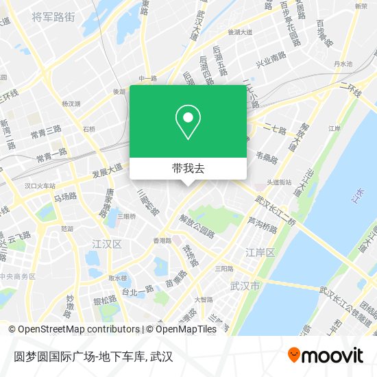 圆梦圆国际广场-地下车库地图