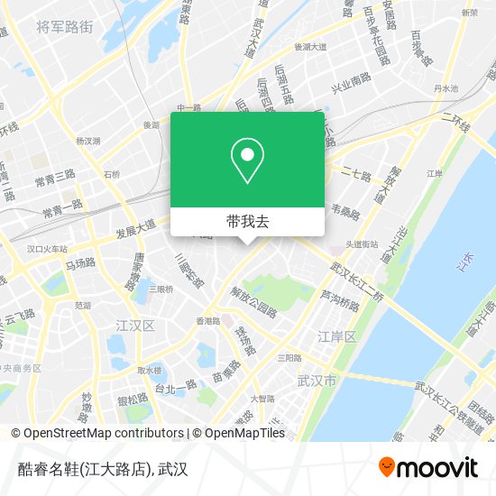 酷睿名鞋(江大路店)地图