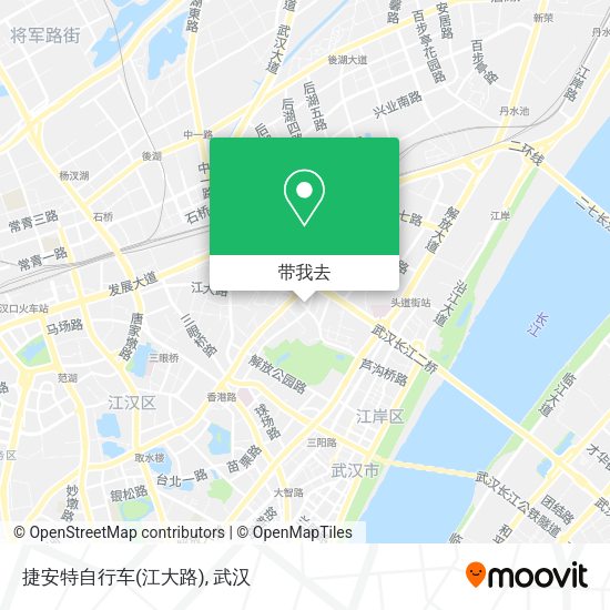 捷安特自行车(江大路)地图