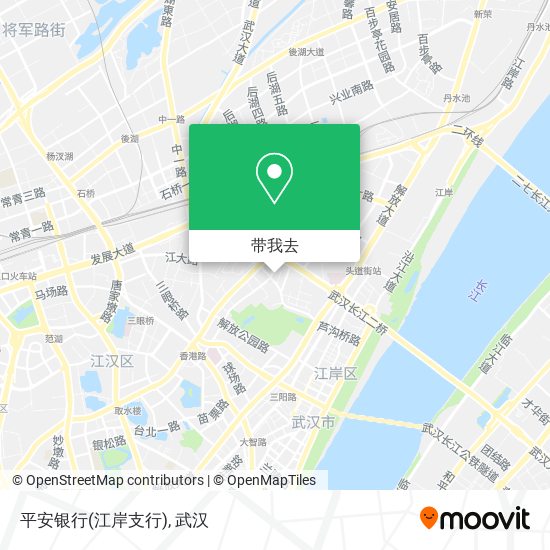 平安银行(江岸支行)地图