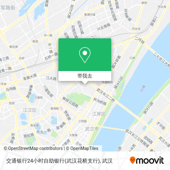 交通银行24小时自助银行(武汉花桥支行)地图