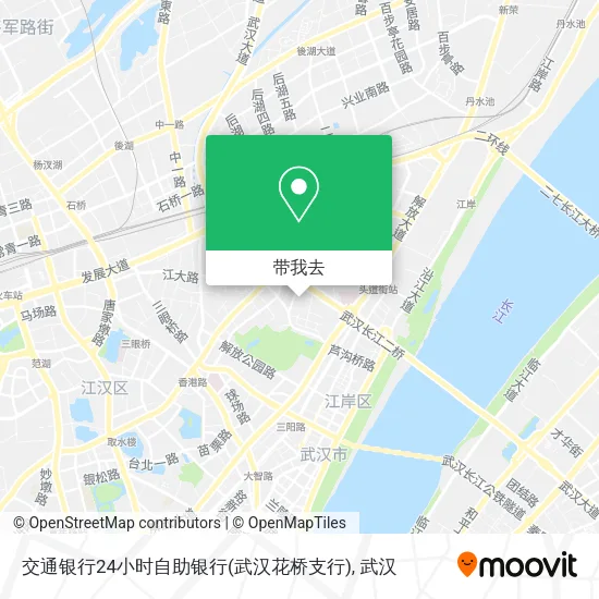 交通银行24小时自助银行(武汉花桥支行)地图