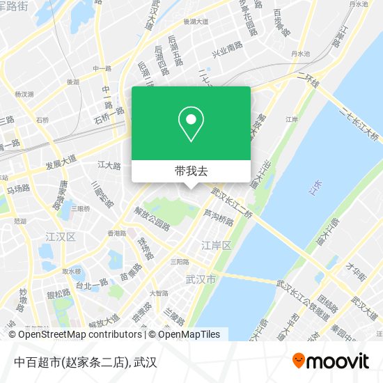 中百超市(赵家条二店)地图