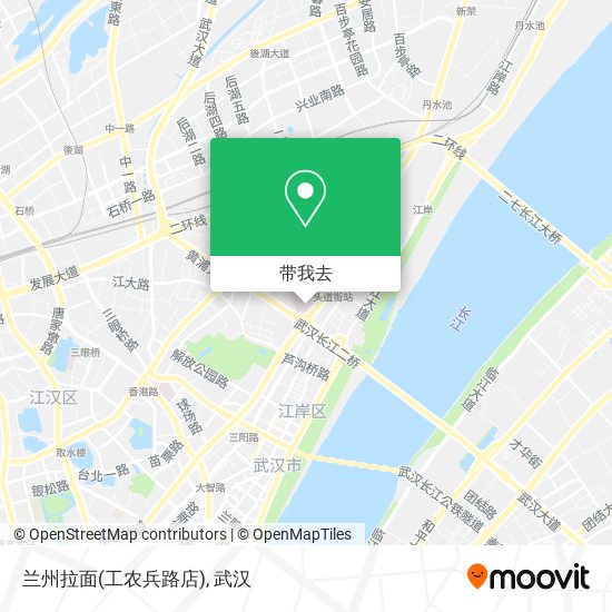 兰州拉面(工农兵路店)地图