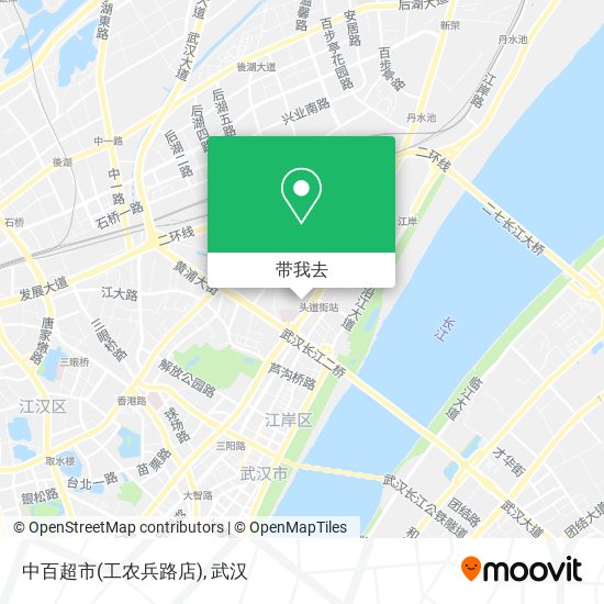 中百超市(工农兵路店)地图