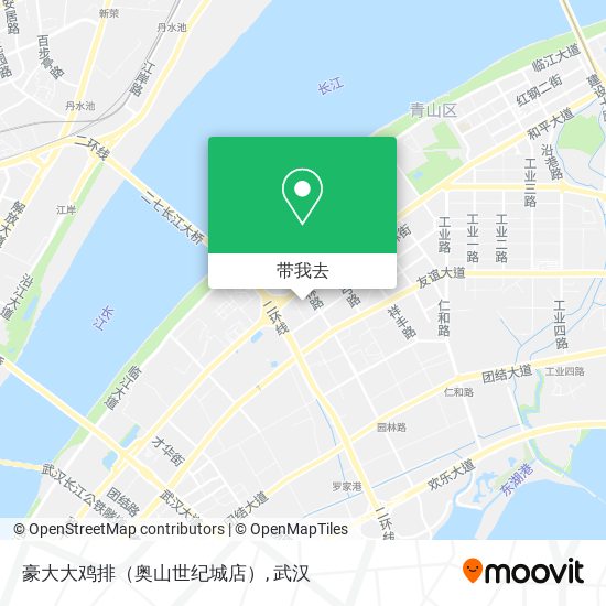 豪大大鸡排（奥山世纪城店）地图