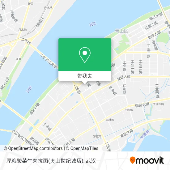 厚粮酸菜牛肉拉面(奥山世纪城店)地图