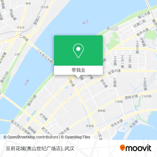 豆府花城(奥山世纪广场店)地图