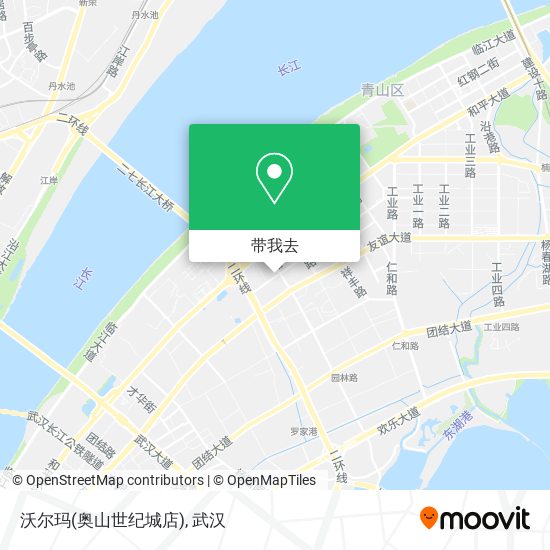 沃尔玛(奥山世纪城店)地图