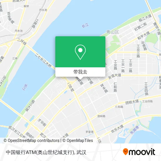 中国银行ATM(奥山世纪城支行)地图
