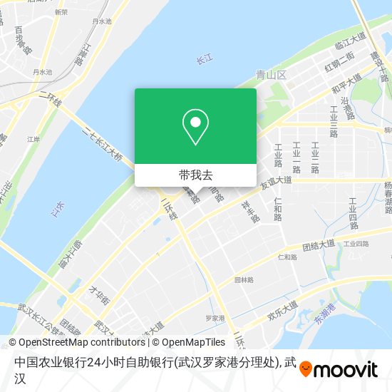 中国农业银行24小时自助银行(武汉罗家港分理处)地图
