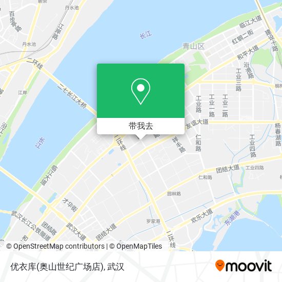 优衣库(奥山世纪广场店)地图