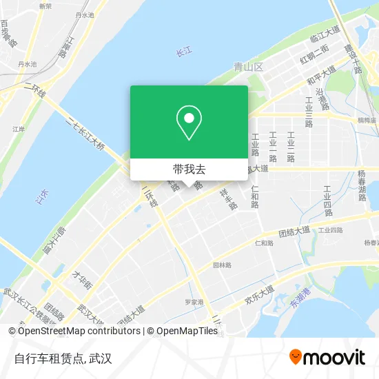 自行车租赁点地图