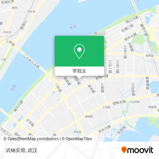 武钢宾馆地图