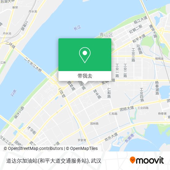 道达尔加油站(和平大道交通服务站)地图