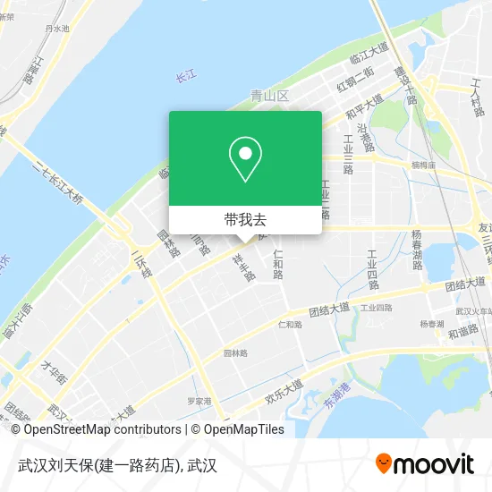 武汉刘天保(建一路药店)地图
