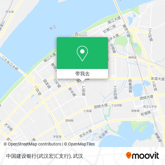 中国建设银行(武汉宏汇支行)地图