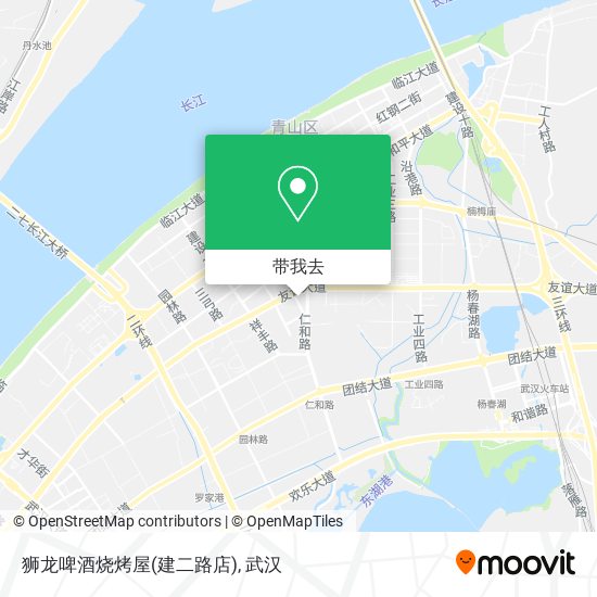 狮龙啤酒烧烤屋(建二路店)地图