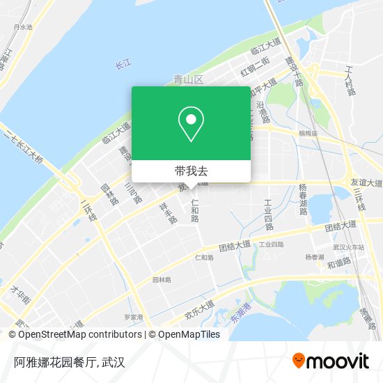 阿雅娜花园餐厅地图