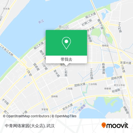中青网络家园(大众店)地图