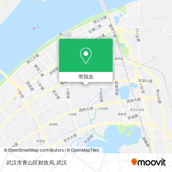 武汉市青山区财政局地图