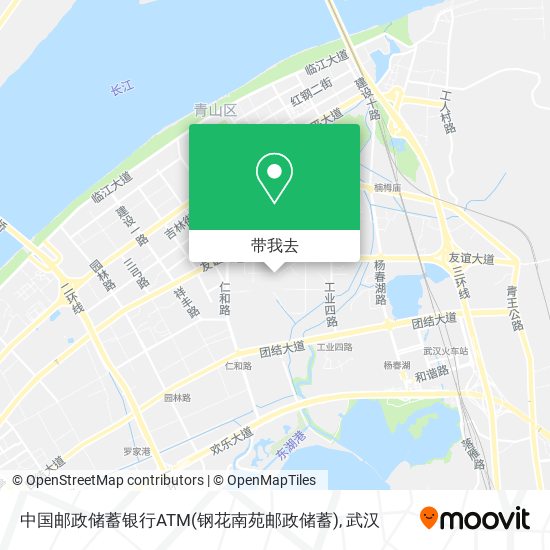中国邮政储蓄银行ATM(钢花南苑邮政储蓄)地图