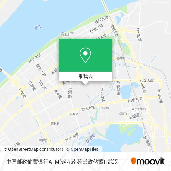 中国邮政储蓄银行ATM(钢花南苑邮政储蓄)地图