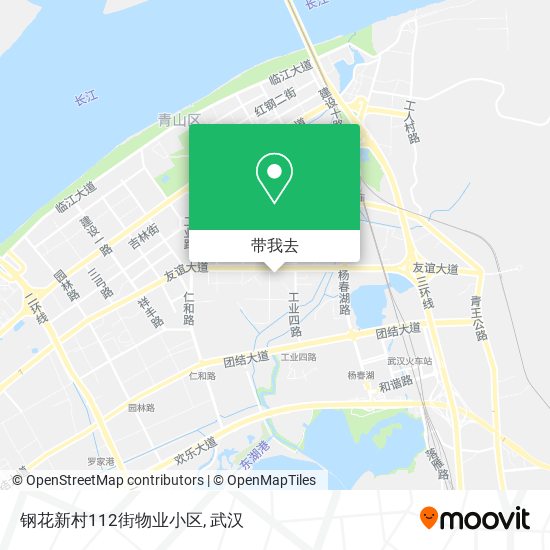 钢花新村112街物业小区地图