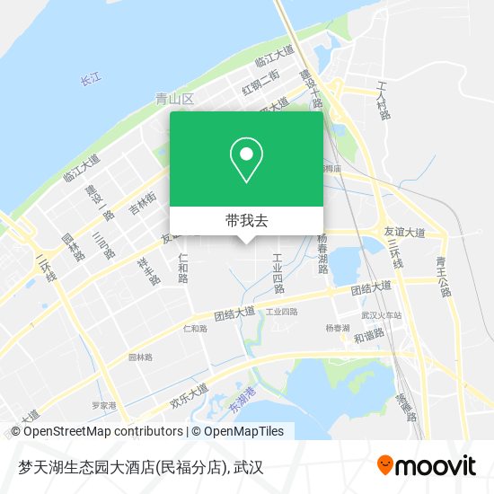 梦天湖生态园大酒店(民福分店)地图