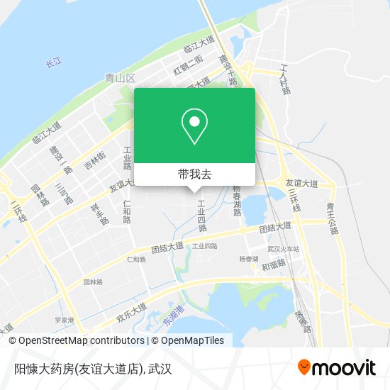 阳慷大药房(友谊大道店)地图
