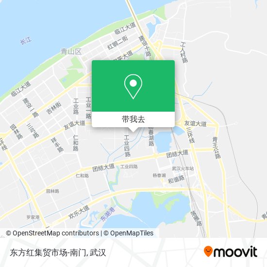 东方红集贸市场-南门地图