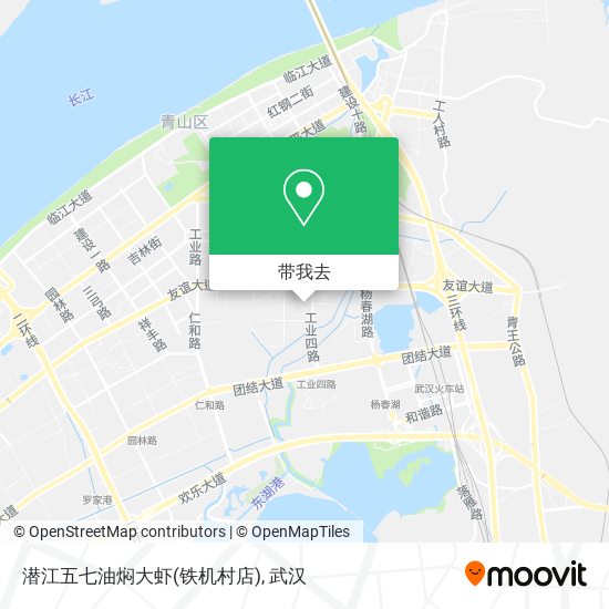 潜江五七油焖大虾(铁机村店)地图