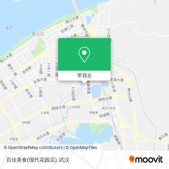 百佳美食(现代花园店)地图