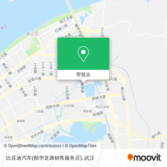 比亚迪汽车(精华龙康销售服务店)地图