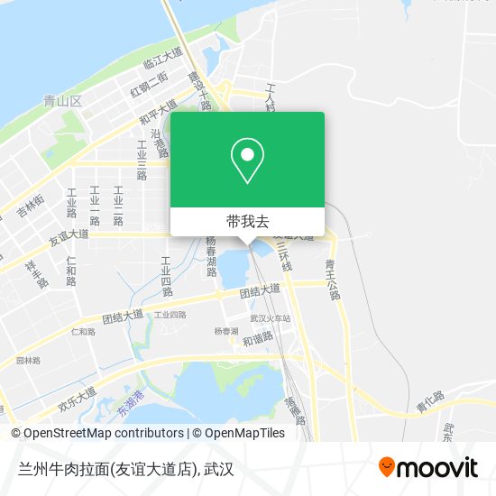 兰州牛肉拉面(友谊大道店)地图