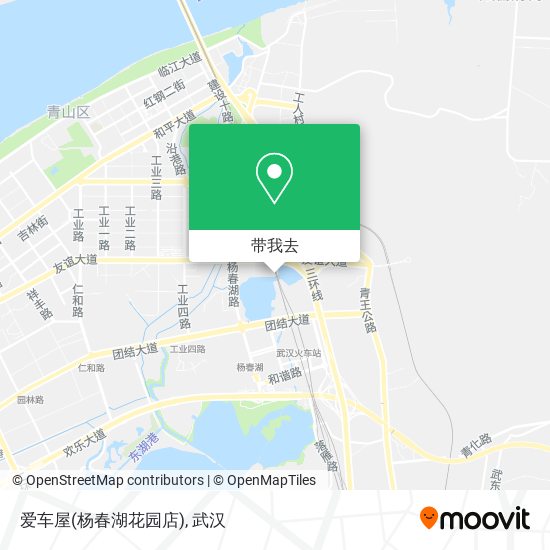 爱车屋(杨春湖花园店)地图