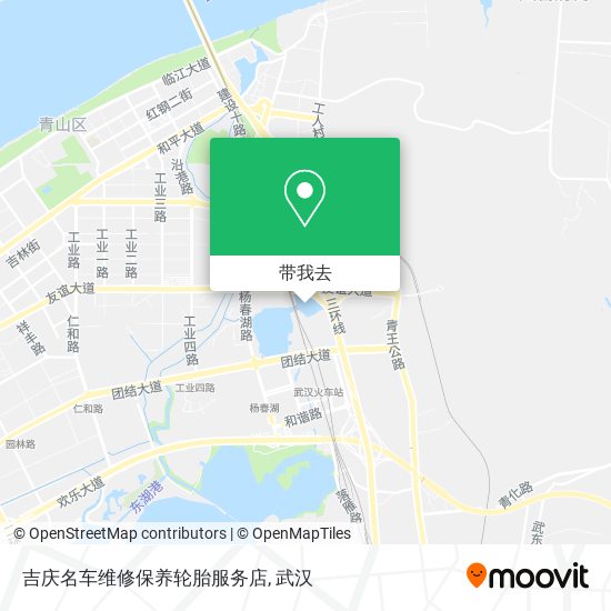 吉庆名车维修保养轮胎服务店地图